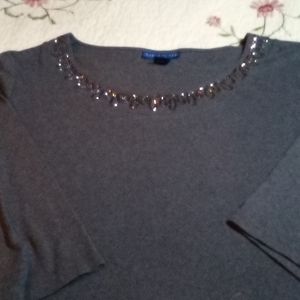 Karen Scott Women's 1/4 Sleeve Top 2X